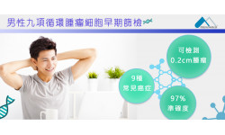 男性九項循環腫瘤細胞早期篩檢 